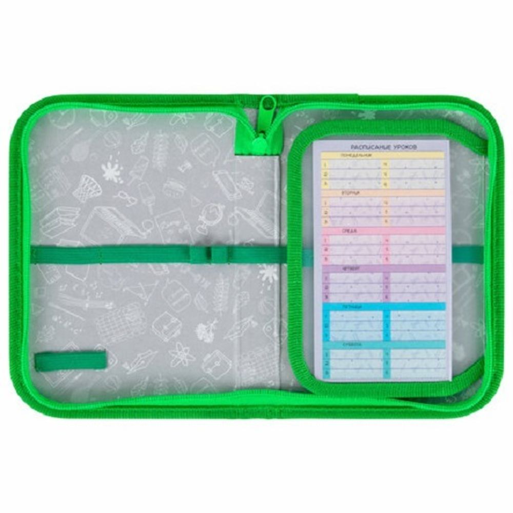 Пенал 1 отделение 190*130 Пифагор Football match, откидная планка, ткань