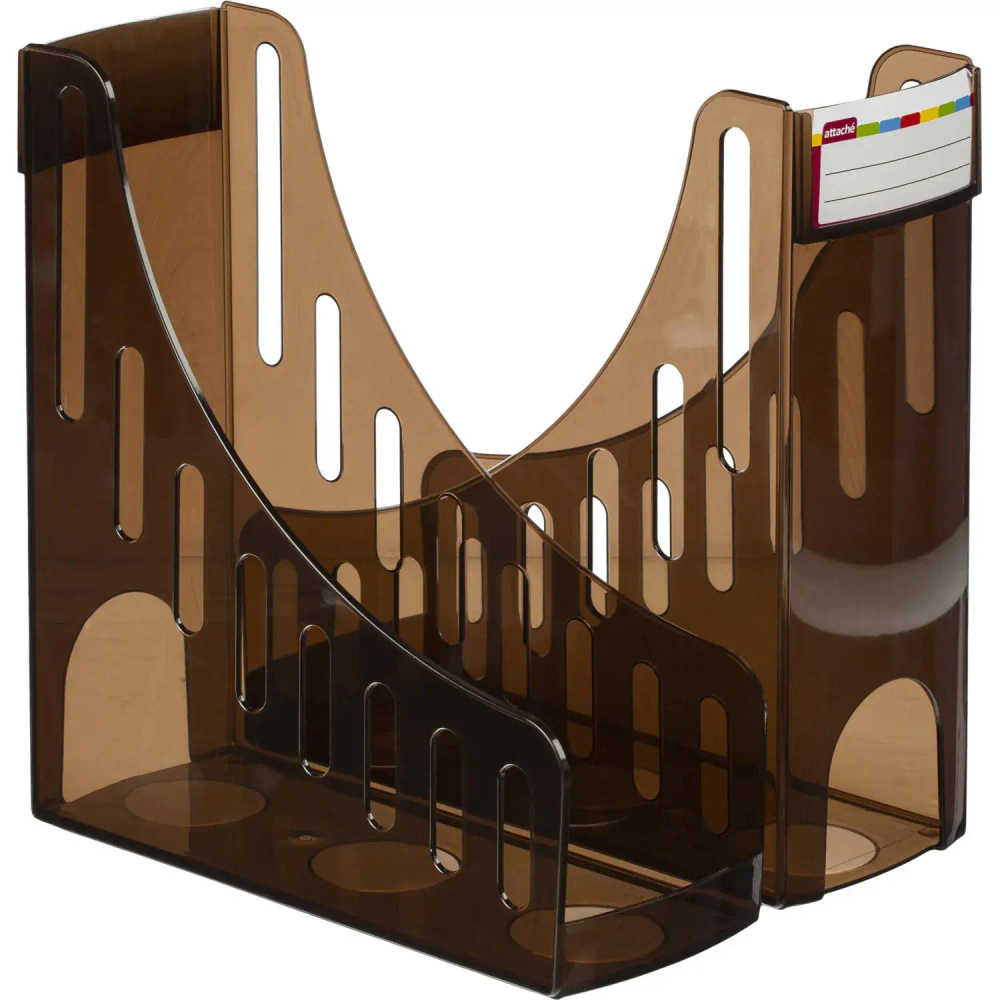 Лоток вертикальный Attache 100мм, 2шт./уп, тонировано-к