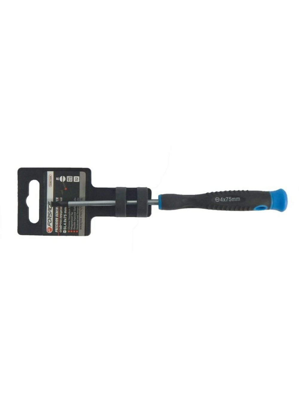 Отвертка шлицевая ювелирная SL2.5х75мм Forsage F-733075024
