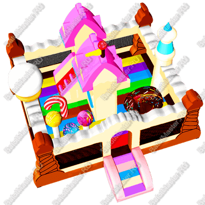 Надувной батут "Сладкий дворец"