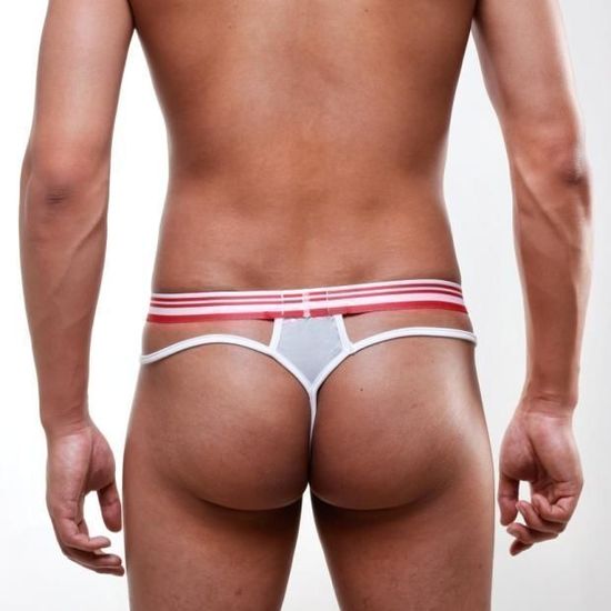 Мужские трусы стринги серые Seeinner Grey