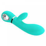 Вибратор-кролик Thomas Super Soft (20 см) бирюзовый