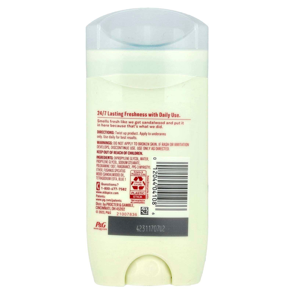 Old Spice, Дезодорант, древесина сандалового дерева, 85 г (3 унции)
