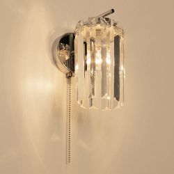 Citilux AXIS CL313411 Бра хрустальное с выключателем Хром