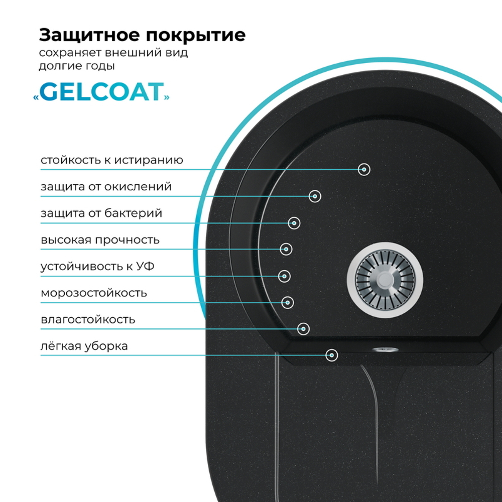 Мойка POLYGRAN ATOL-760 космос №316