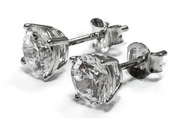 "Серебряные серьги-гвоздики" от бренда