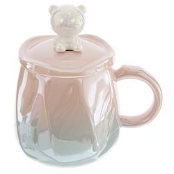 GAEM Кружка с крышкой, 400 мл, L8 W8 H9 см, 4в.