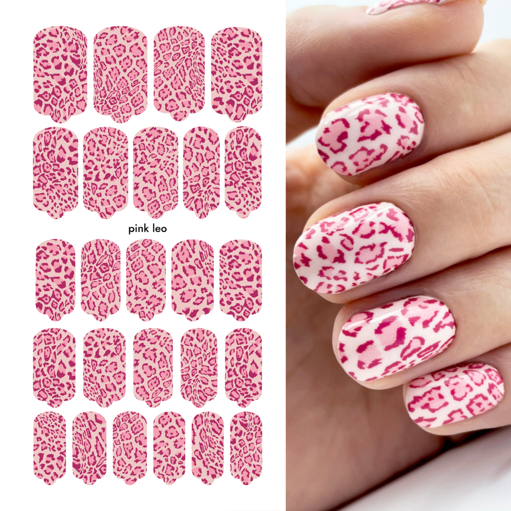 Пленки для маникюра Provocative Nails pink leo
