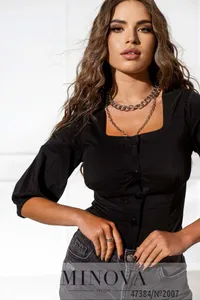 Блуза 2007-чёрный Minova