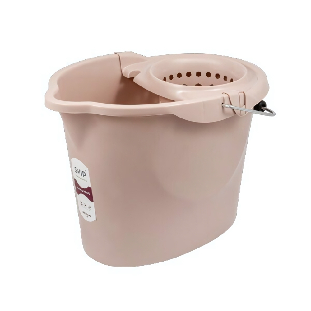 Ведро МОП c отжимом Vogue 12л бежевый