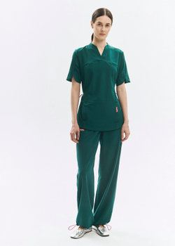 Топ медицинский женский Ньюлук, малахит