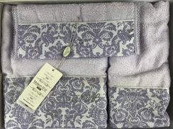 Набор полотенец  ROSE MARINE - РОЗ МАРИН 3пр  30х50 50х100 и 75х140 Maison Dor (Турция)