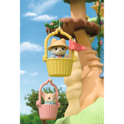 Sylvanian Families - Остров с водопадом Secret Forest + фигурка собачки хаски 5761