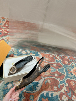 Louis Vuitton Met Slingback Ballerina