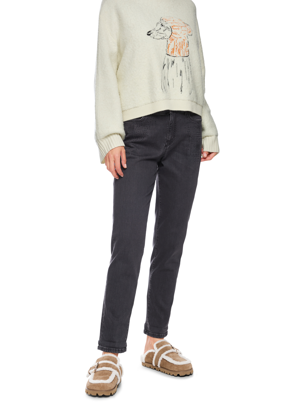 Джинсы из хлопка