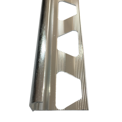 НАП "браш" 10мм "DO-1" 2,7м Серебро глянец нар. анод. алюм.