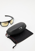 Спортивные очки LiP Cloud9 / Matt Black - Red Stripe / PC / Zeiss ML Gold Mirror Lens