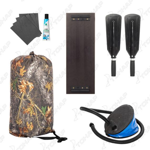 Лодка Тонар Бриз 190 (гребки + жесткое сиденье) серый