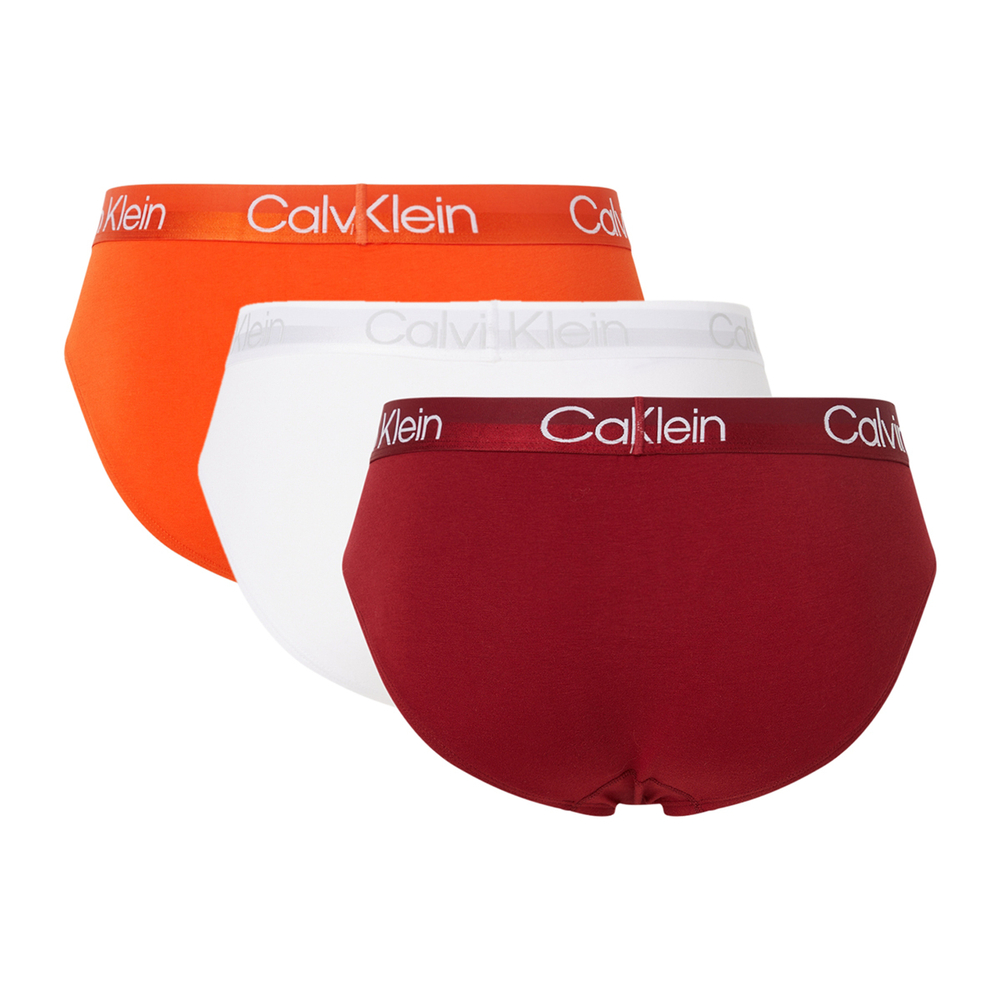 Мужские боксеры спортивные Calvin Klein Hip Brief 3P - red carpet/white/samba