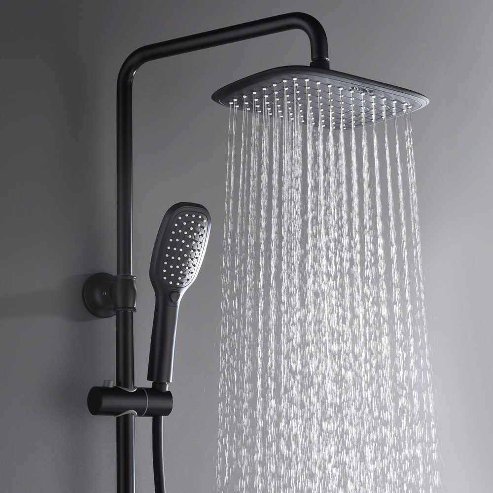 Душевая система Black&White Universe черная матовая (UK8300В)