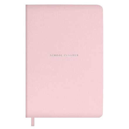 Планинг школьный обл. кожзам, тв.пер. "Плонже розовый" ляссе, 80 л.