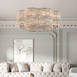 Люстра Cloyd ANTREA-B C1 / Ø80 см - хром (арт.11628)