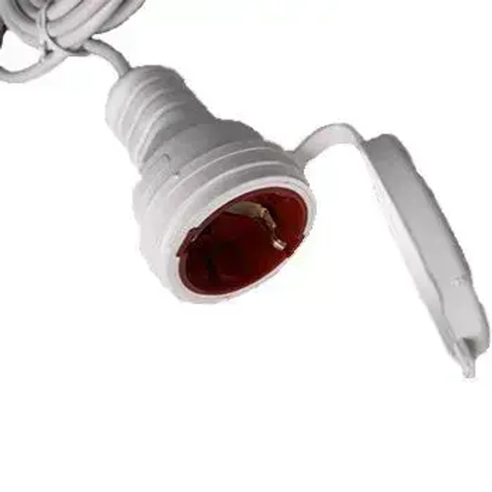 Удлинитель электрический DORI с защитой от влаги (3 м, ПВС 2х0,75 мм2, IP44)