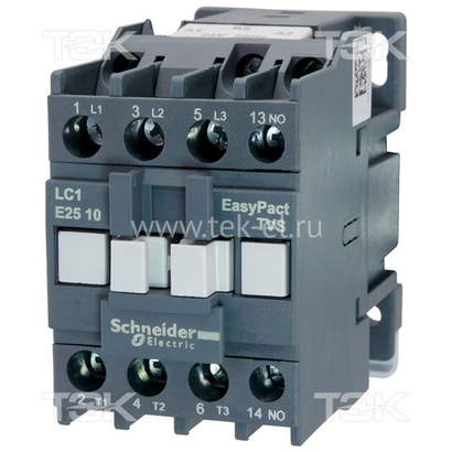 Контактор 3п 25А 1НО 220В AC TeSys E SchE LC1E2510M5