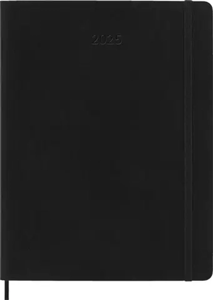 Еженедельник на 2025 год Moleskine Classic Soft WKNT XL (DSB12WN4) 19х25см мягкая обложка черный