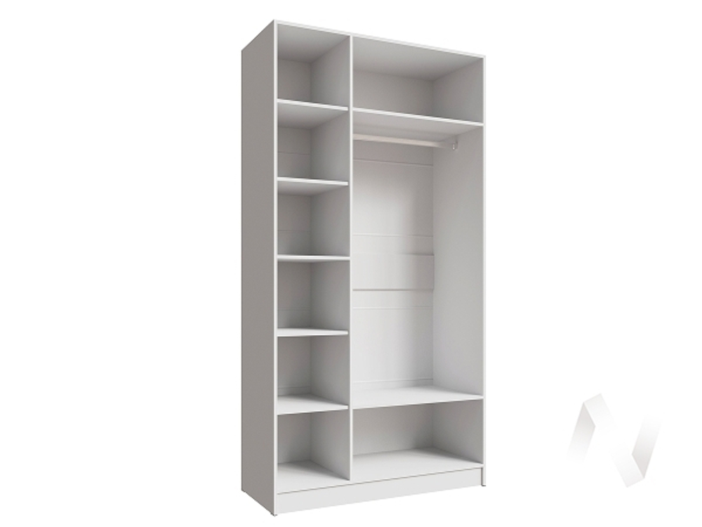 Шкаф Мадрид 1;2 без зеркала (белый)