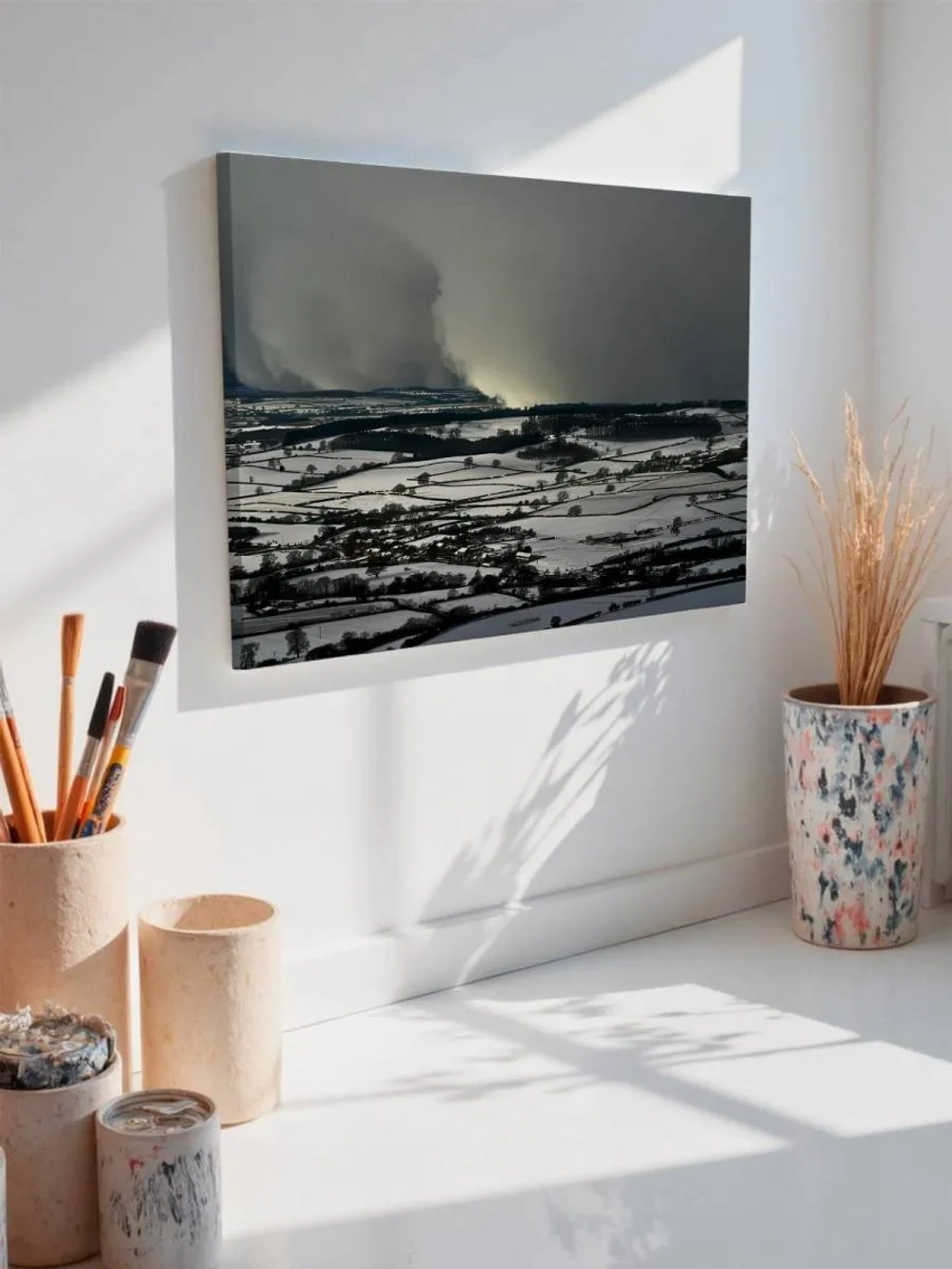 Картина на стену 40 X 50 Зимний пейзаж