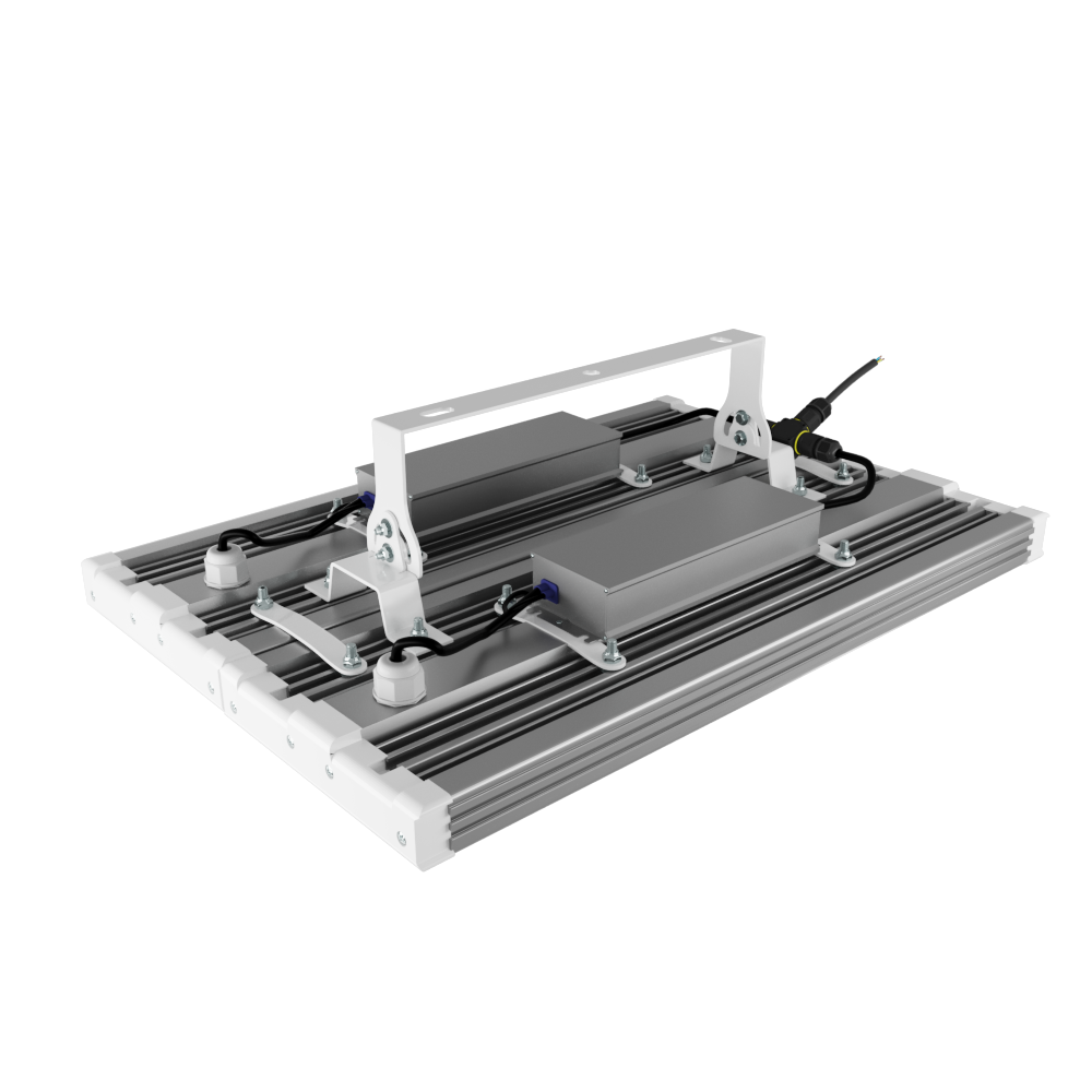 Прожектор LED АВРОРА ДО01-200-502-5К А50 200Вт 5000K IP65 Прозрачный 25000лм 482х333х145мм WOLTA PRO