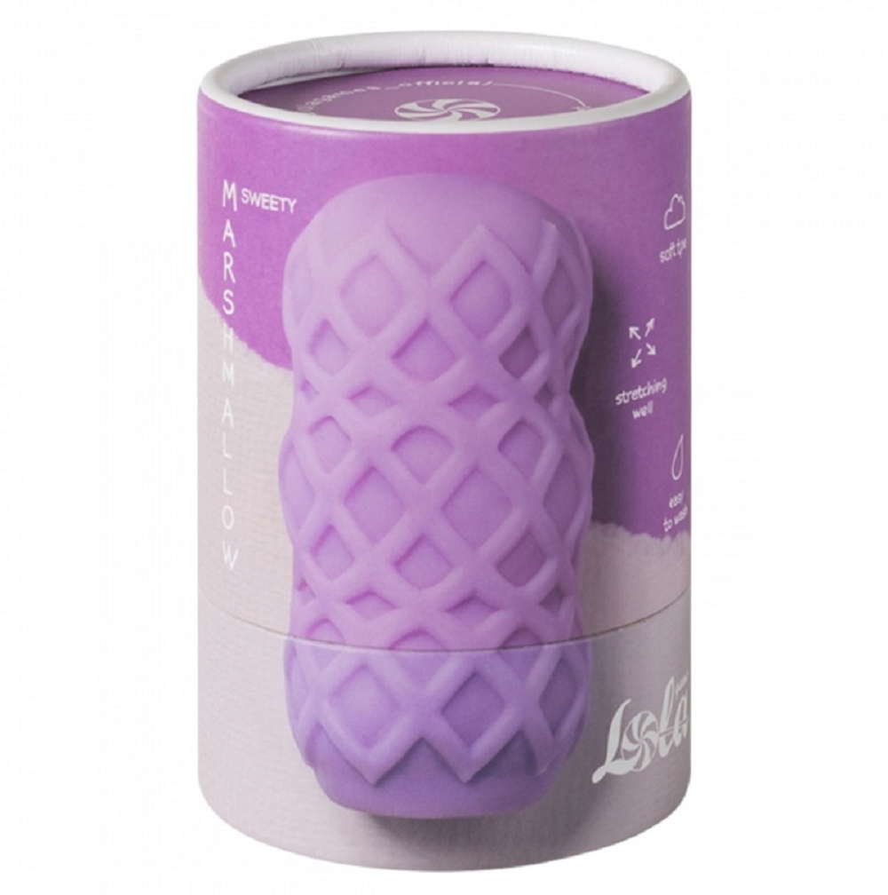 Мастурбатор Marshmallow Sweety фиолетовый 8 см