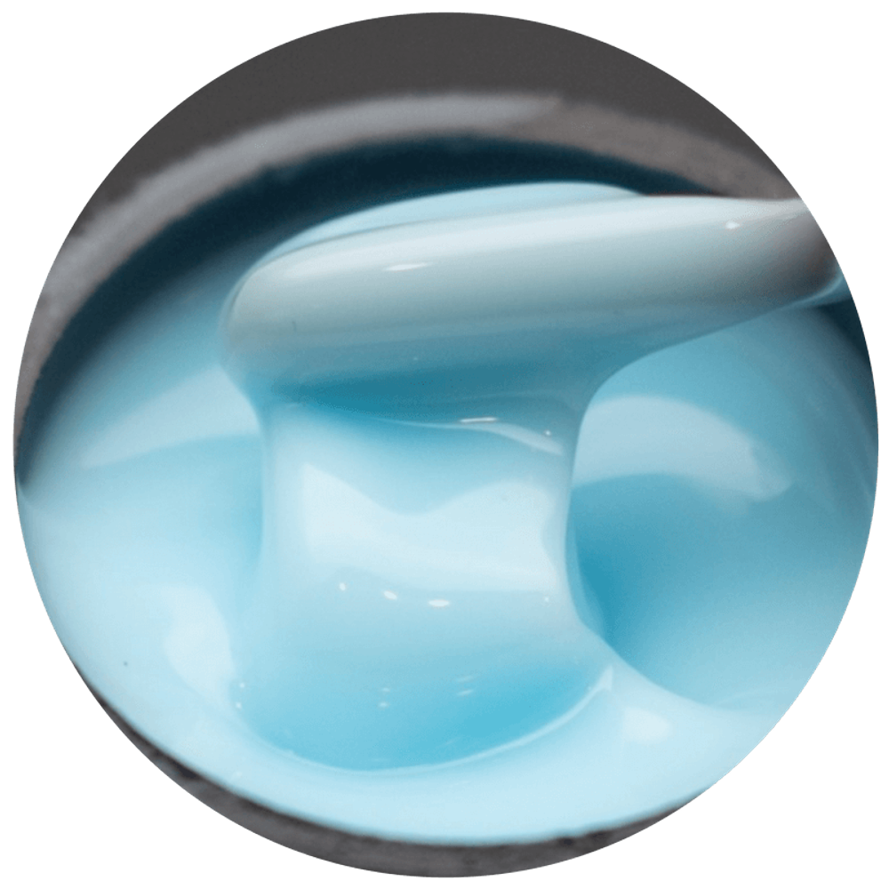 Гель моделирующий самовыравнивающий цветной Голубой 15мл ОПЦИЯ