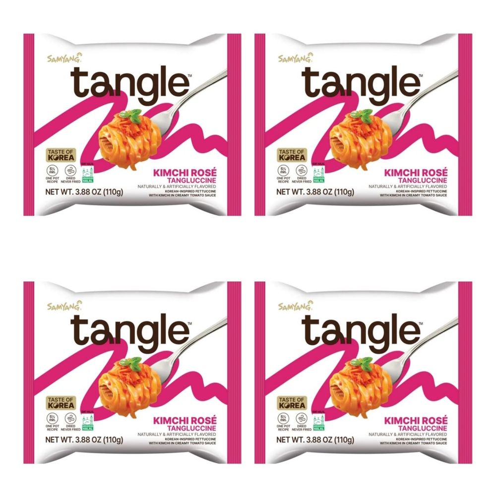 Лапша Samyang Tangle Kimchi Rose 110 г 4 шт