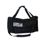 NIGEER Oxford Luggage Bag Travel Bag Large Unisex Black/White