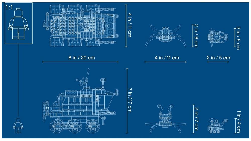 Конструктор LEGO Creator 31107 Исследовательский планетоход