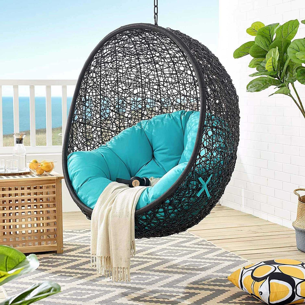 Подвесное кресло-кокон encase wicker