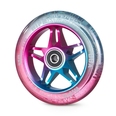 Колесо HIPExtreme H3 mix 110*24 мм, розовый/голубой/прозрачный