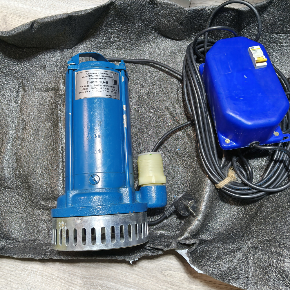 Насос дренажный ГНОМ 10-6