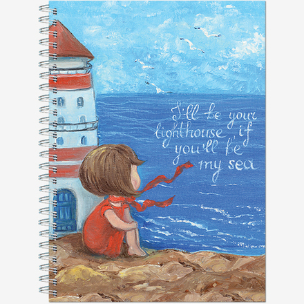 Блокнот для зарисовок SKETCHBOOK А5 с жесткой обложкой 60л. "Милые Открытки"