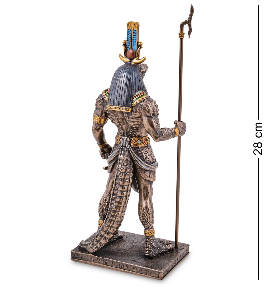 Veronese WS-1236 Статуэтка «Себек - древнеегипетский бог воды и разлива Нила»