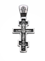 Крест из серебра/Чернение