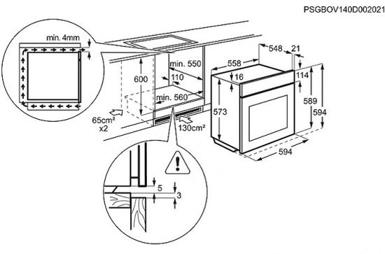 Газовый духовой шкаф Electrolux EOG 91102 AX