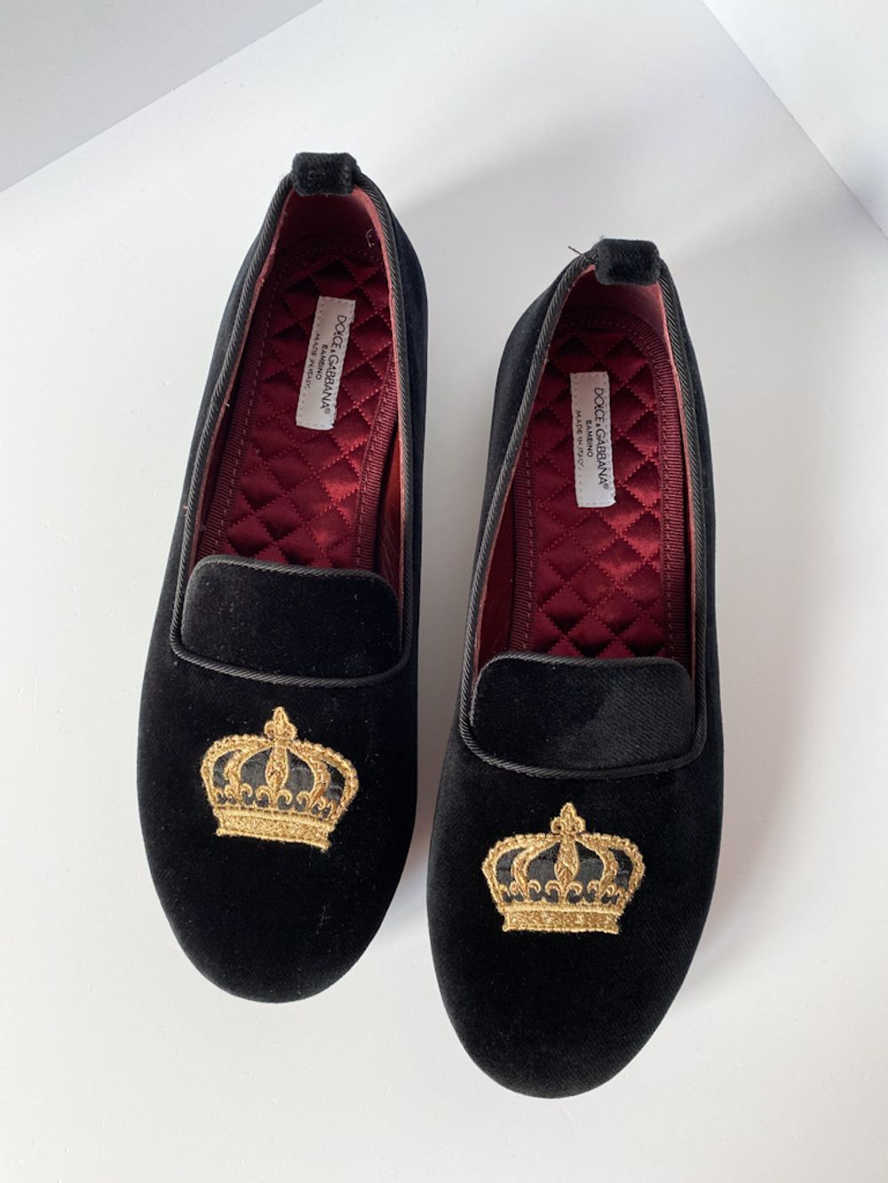 Новые бархатные туфли Dolce&Gabbana, 34,5