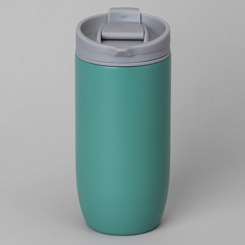 ТЕРМОКРУЖКА AGNESS "HAPPINESS" 450МЛ, КОЛБА НЕРЖ.СТАЛЬ 18/10