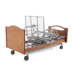 Кровать электрическая Med-Mos DB-2B с поворотным креслом в правую сторону (коричневый)