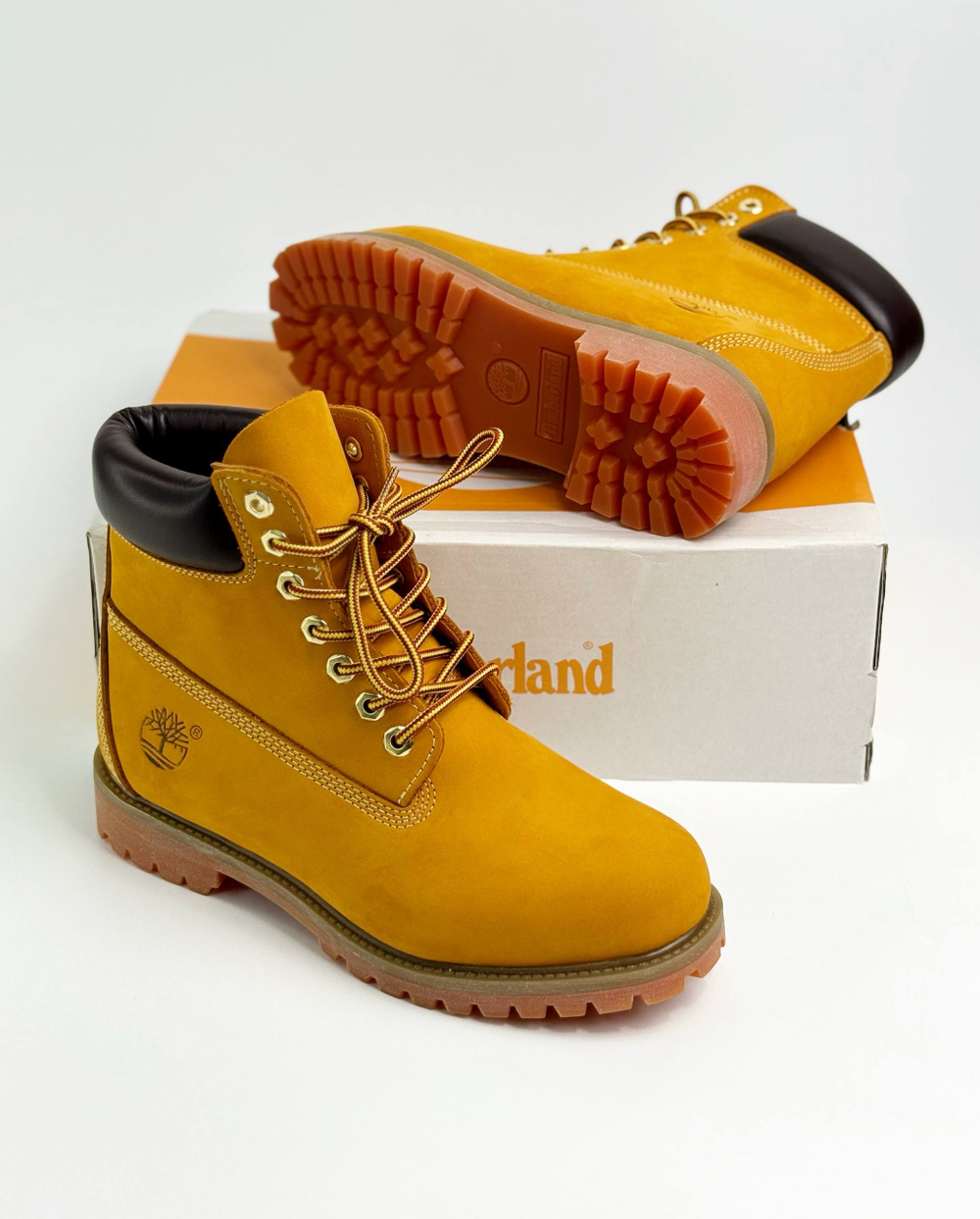 Ботинки Timberland #N584 (оранж.)