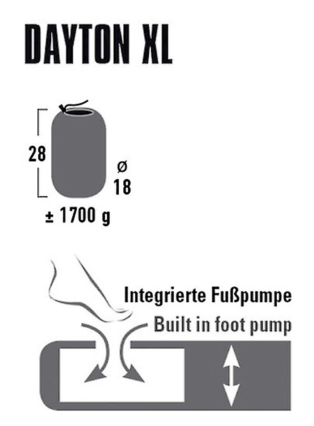 Надувной матрас High Peak Dayton XL [41007]