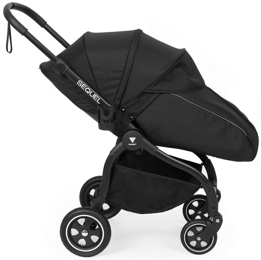 Детская прогулочная коляска Emmet Sequel SQL-01 Чёрный / (Black)